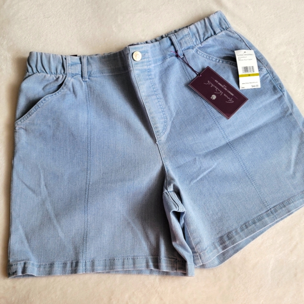 [Gloria Vanderbilt] Pull-On Utility Short